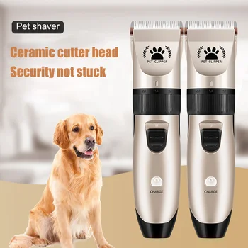 

Dog Shaver Clippers Low Noise Cordless Electric Quiet Hair Clippers Set For Dogs Cats Pets With Battery