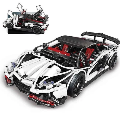 DHL, 23002, серия Technic, MOC-4789, меняющая гоночный автомобиль, детские строительные блоки, кирпичи, детские игрушки, модели машин - Цвет: 23006-2838pcs