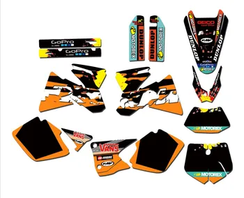 

For KTM 2003 EXC Free Customized Motorcycle Team Graphics Decals Stickers FOR KTM EXC 125 200 250 300 400 450 525 2003