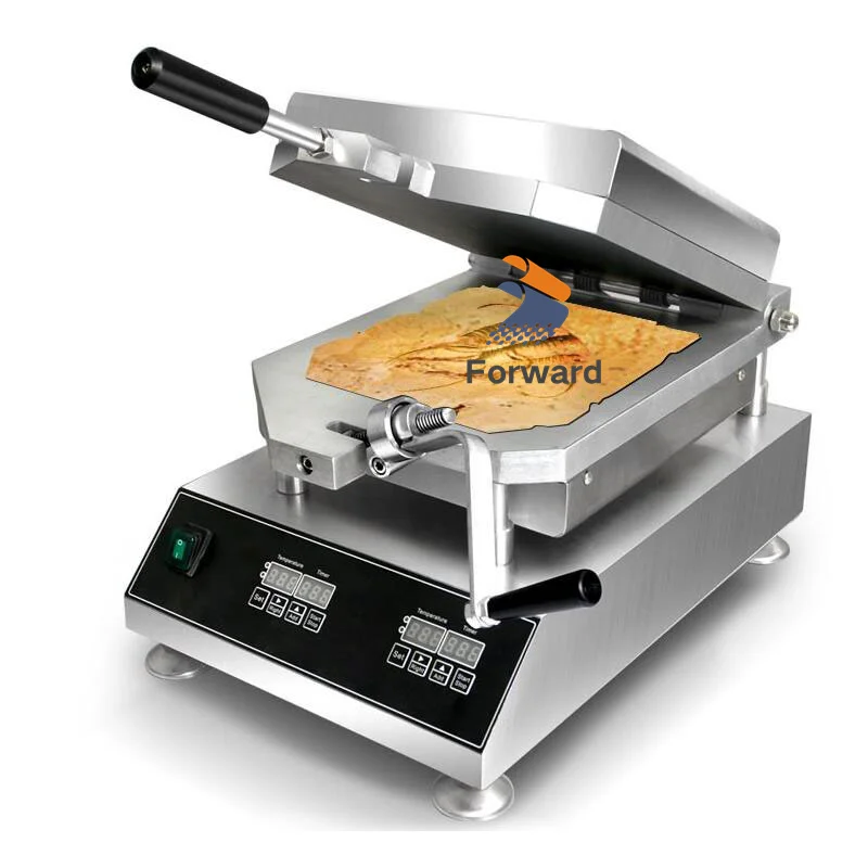 110V 220V Freshly Made Prawn Tako Senbei Maker Machine Pancake Grill Roaster Seafood Fossil Cake Machine Octopus Cracker Machine 3