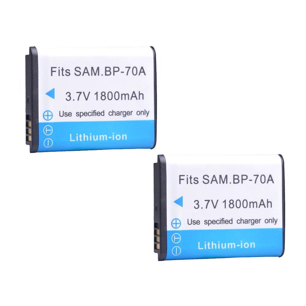 Аккумулятор для SAMSUNG AQ100 DV150F ES65 ES67 ES70 ES71 ES73 ES74 ES75 ES80 MV800 ES90. новый аккумулятор BP70A