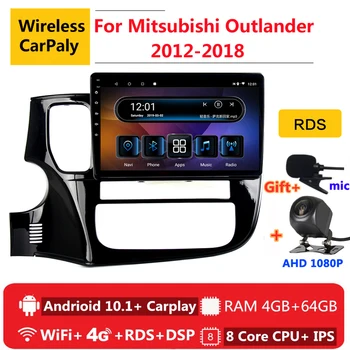 

2 din 8 core android 10 car radio auto stereo for Mitsubishi Outlander 3 GF0W 2012 2016 -18 navigation GPS DVD Multimedia Player