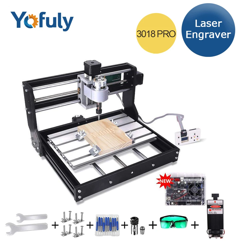 3 Axe CNC 3018 Router Engraving Kit graveur bois DIY Milling machine fraiseuse