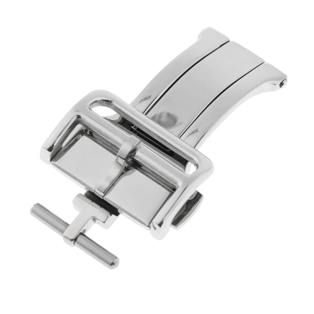 18/20mm Folding Deployment Buckle Watch Clasp Double Push Button Strap Band