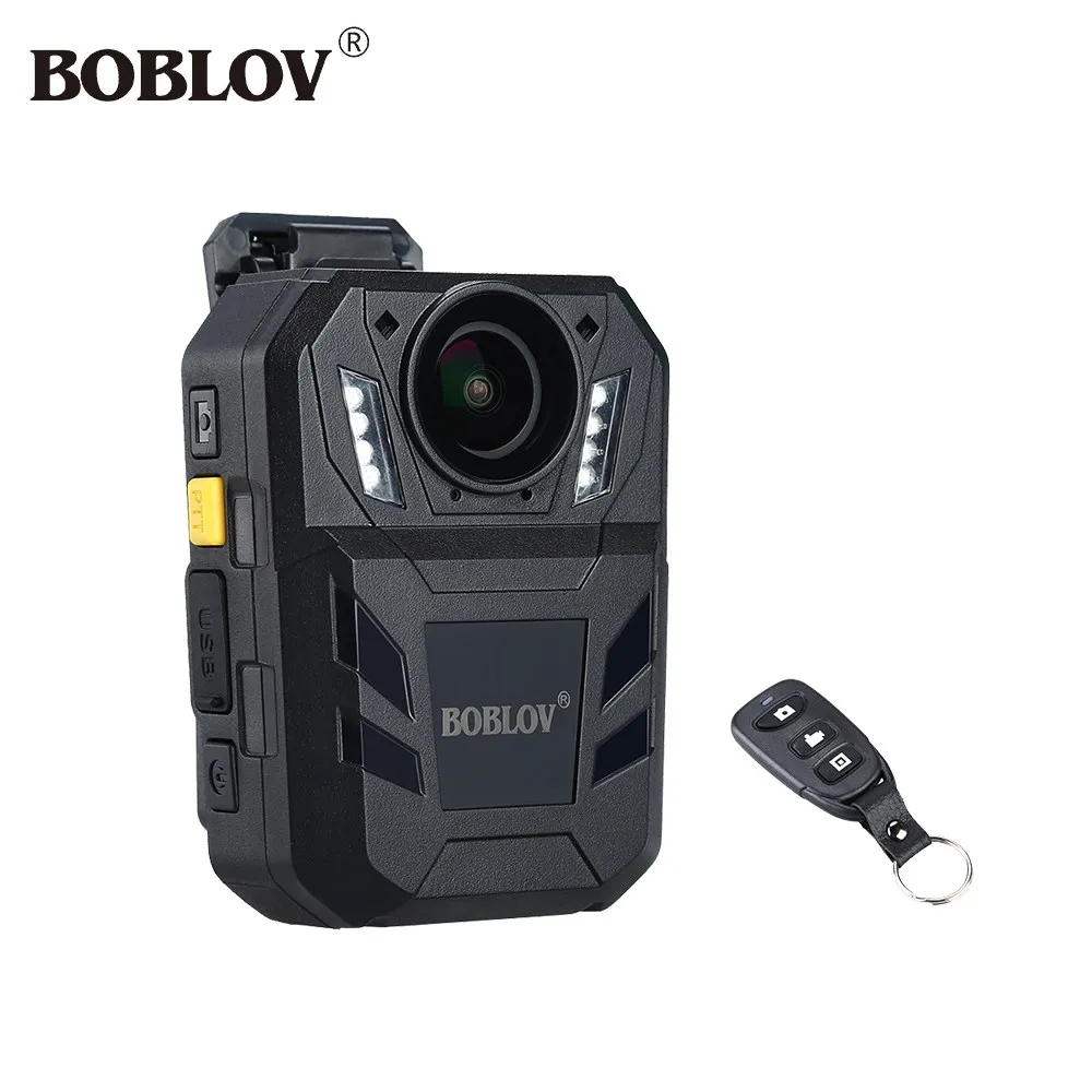 BOBLOV WA7-D камера 32MP HD 1296P носимая камера DVR видео рекордер камера безопасности с дистанционным управлением полицейская камера