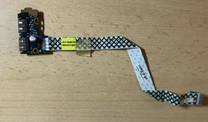 Оригинальная USB-плата с кнопкой включения питания и кабелем для Samsung NP355V5C NP350V5C