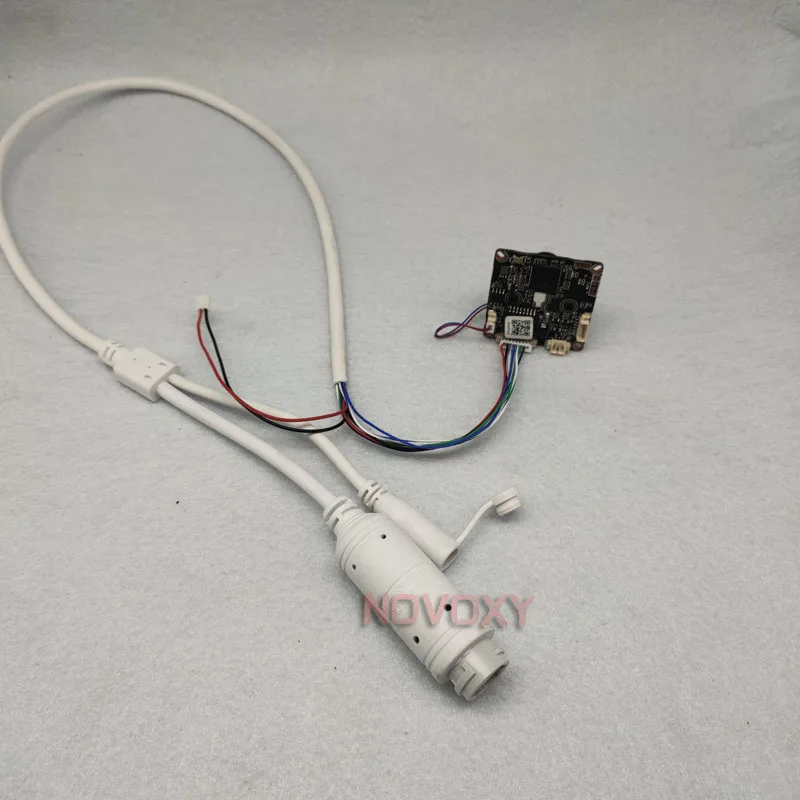 48V to 12V PoE Cable With DC Audio IP Camera RJ45 Cable built in PoE module For CCTV IP Camera Board Module 5