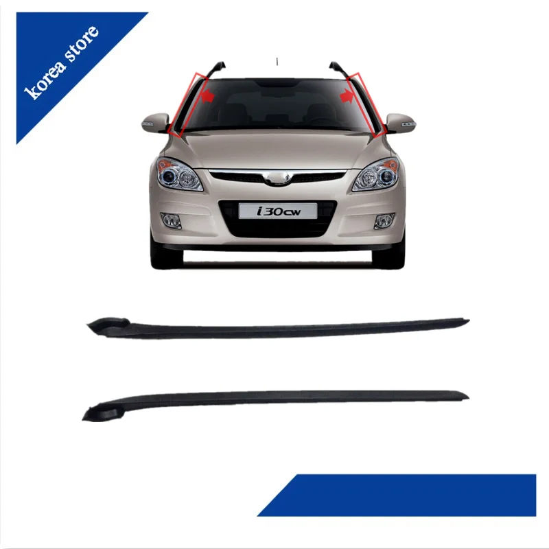 Боковая защита от ветра для hyundai Elantra i30 2008-2011 861312L000 влево/LH 861322L000 вправо/RH