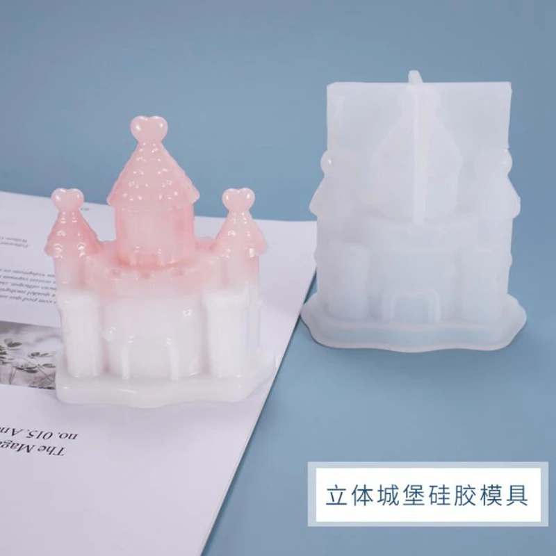 

Прозрачная силиконовая форма для дома сушеный цветок смола декоративное ремесло для DIY фантазия форма «Замок» формы для эпоксидной смолы для ювелирных изделий