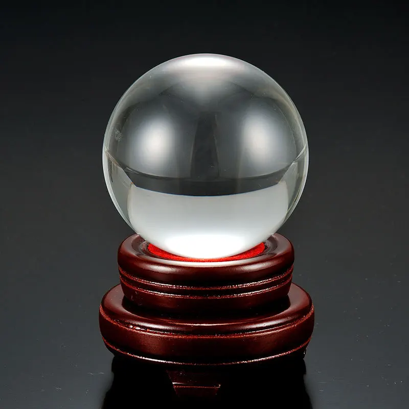 Прозрачный стеклянный хрустальный шар фотореквизит K9 Crystal Lensball декоративный