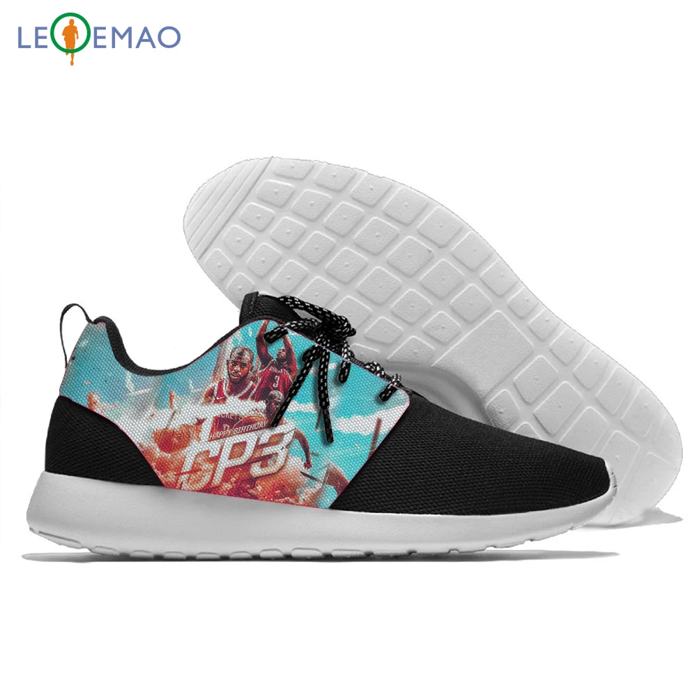 

Personality Running Shoes Sports Shoelace Chris Paul, Houston 3 Player Prints Light Shoes Lace-Up Gym Casual Sneaker