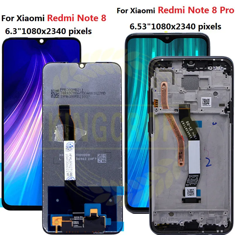 ЖК дисплей для Xiaomi Redmi Note 8 Pro note8 pro M1906G7I сменный сенсорный экран M1908C3JH