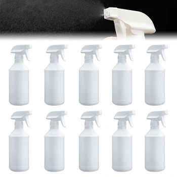 

10Pcs 500ml Empty Spray Bottle Multifunction Plastic Water Spray For Salon Plants Pet Gardening Home Watering Bottle