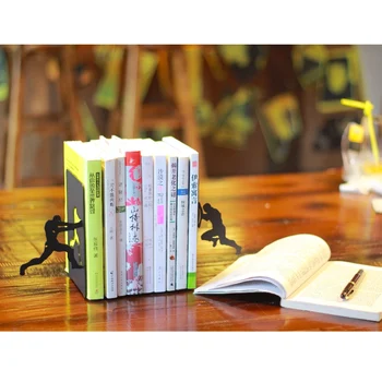 

Creative Marvel iron man captain Metal Desk Stands Bookend Holder Home Decoration Office School Supply Stationery Gift student