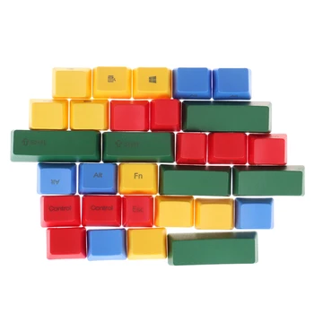 

1set OEM Profile RGBY Front /Side/No Print Keycap For Cherry Mechanical Keyboard