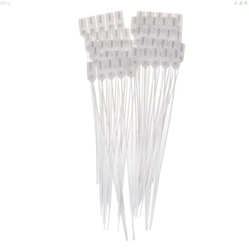 

50pcs 0-50 DIY Nylon Cable Ties Tight Security Wire Logistics Self-locking Seals