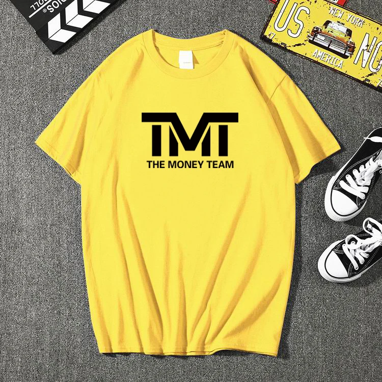 Новая модная футболка Пуловеры летние мужские футболки TMT The Money Team Печать Круглый