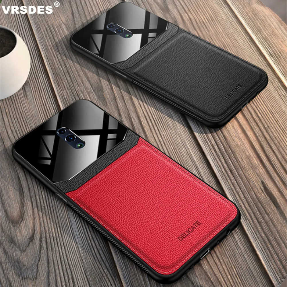 Роскошный деловой чехол для OPPO A11X A9 2020 A9x из искусственной кожи оргстекла A5 A3 Capa
