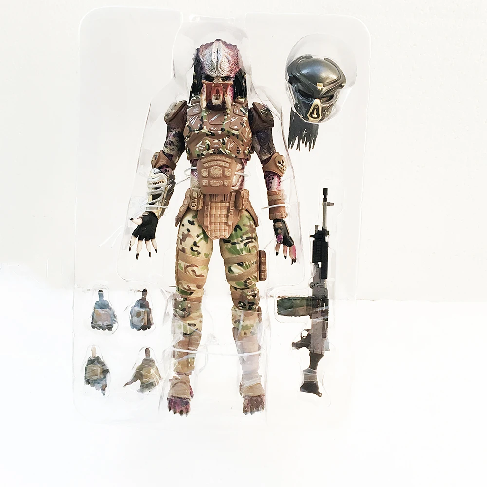 20 см оригинальные NECA AVP Aliens Predator The Emissary Predator Фигурки Коллекционная модель игрушки