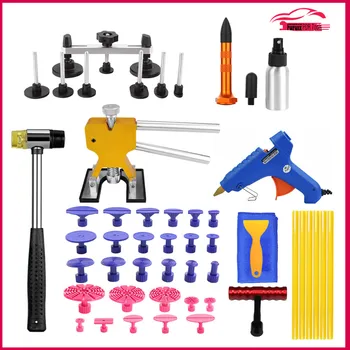 

PDR KITCAR DENT REPAIR TOOLS REMOVE TOOLS CAR DENT PULLER DENT REPAIR KIT WITH PULLER TABS HAMMER REMOVAL KITS FOR VEHICLE CAR A