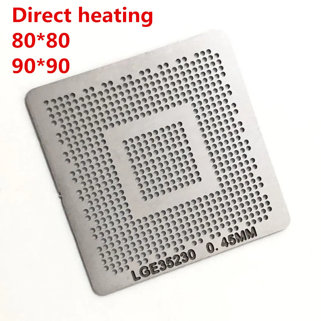 Calefacción directa 80*80 90*90 LGE35230 LGE 35230 plantilla BGA