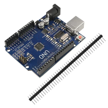 

For Arduino UNO R3 CH340G+MEGA328P Chip 16Mhz For Arduino UNO R3 Development board + USB CABLE
