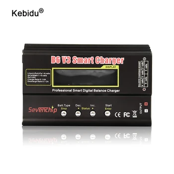 

kebidu 80W B6 V3 Smart Digital Balance Charger Discharger For RC Helicopter Lipo NiMH Ni-CD Li-ion NiCd Li-ion Battery Charger
