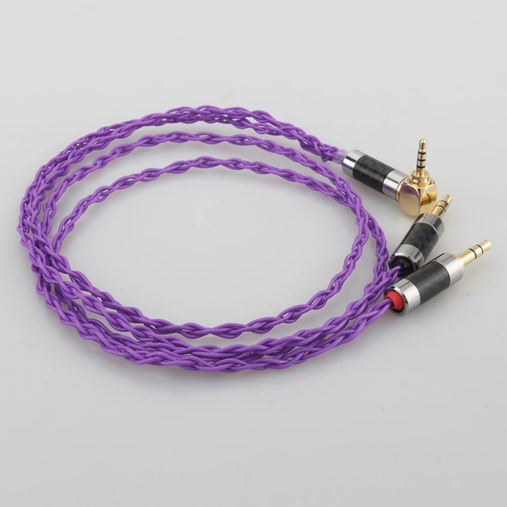 HiFi Cable with 2 5mm Trrs Balanced Male Compatible with Hifiman ANANDA ah d7200 d5200 Headphones with dual 3 5mm male