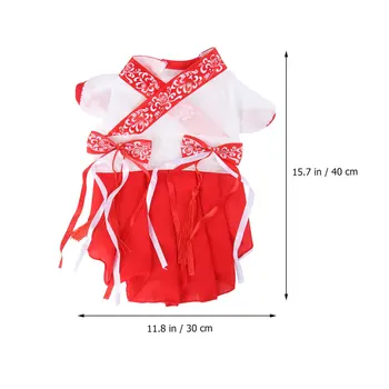 

1PC New Pet Han Fu Skirt Fresh Breathable Pet Princess Dress Chiffon Hanfu Skirt Spring Summer Pet Dress for Teddy Bichon Wearin