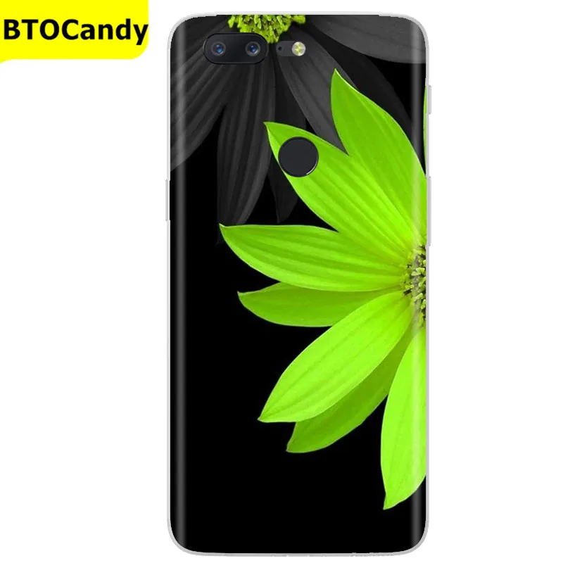 For Oneplus 5T Case Silicone Soft TPU Flower Animals Phone Case For OnePlus 5 5T Coque Case For Oneplus 5 Case Full Bumper Funda glass flip cover Cases & Covers