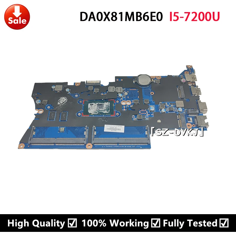 

Материнская плата для ноутбука HP ProBook 430, G4 440, G4, i5-7200U, DA0X81MB6E0, 913100-601, 913100-001, 809002-002