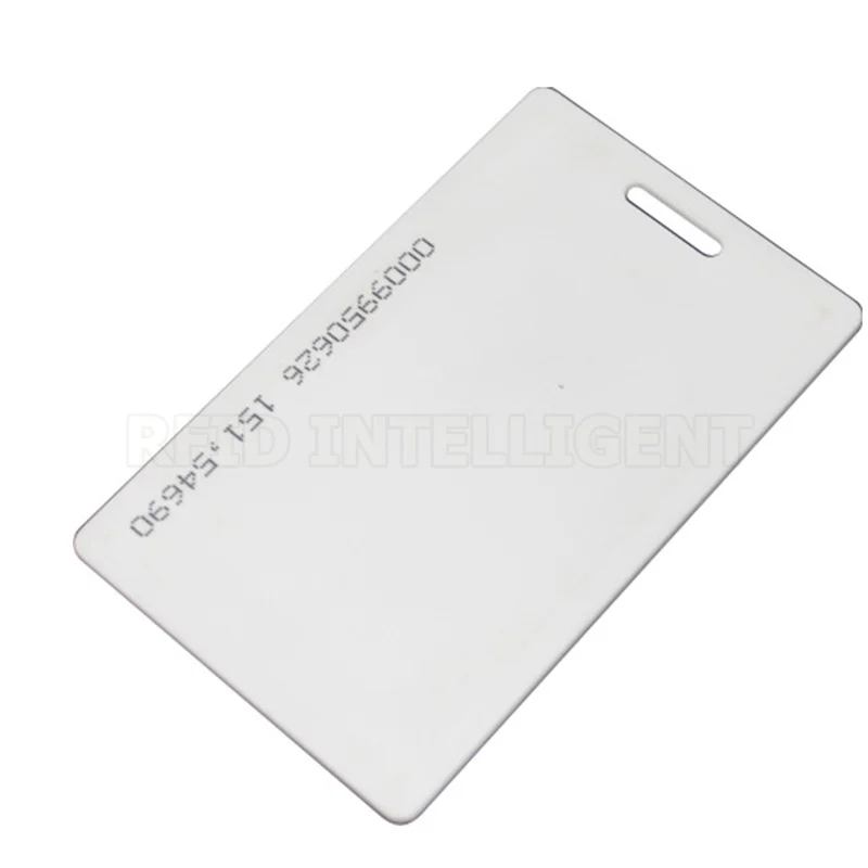 100 шт./лот EM4100 RFID карта доступа ПВХ TK4100 Чип 1 8 мм толщина EM раскладушка