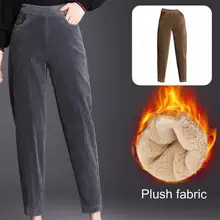 

Great Trousers Plush All Match Leisure Women Pants Winter Trousers Women Pants
