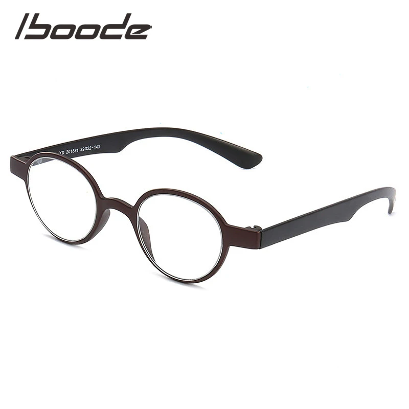 

IBOODE Round Reading Glasses Women Men Presbyopic Eyeglasses Female Male Hyperopia Eyewear Unisex Optics Magnifying Spectacles