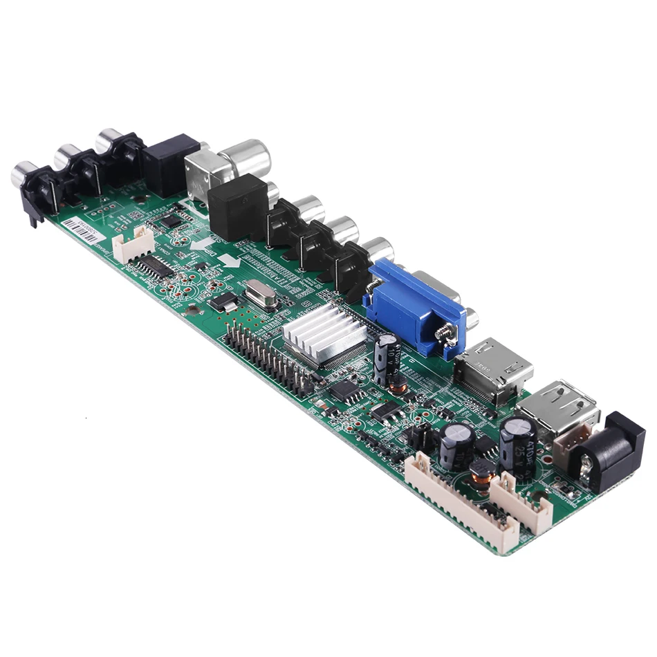 Cheap universal scaler kit 3663 TV Controller Driver Board Digital Signal DVB C DVB T2 DVB T Universal LCD UPGRADE 3463A with lvds