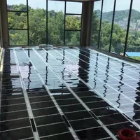 Film électrothermique en cristal de carbone graphène 400W/M2, chauffage au sol, chauffage mural sûr, économie d'énergie, température constante 5