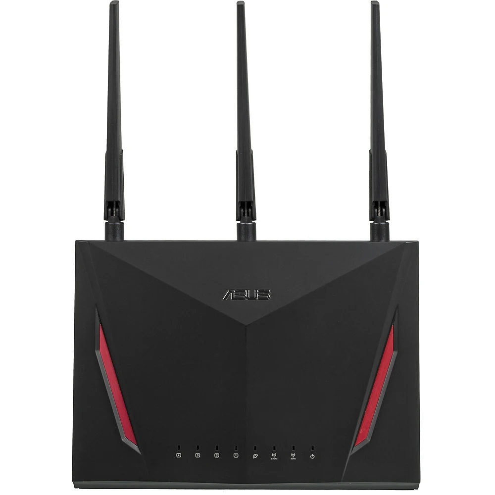 Роутер беспроводной Asus RT-AC86U AC2900 10/100/1000BASE-TX/4G ready черный