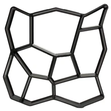 New-1Pc Diy сад камень дорога ходьбы производитель плесень тротуара пластиковые бетонные формы вручную мощения цемента кирпич патио путь молды