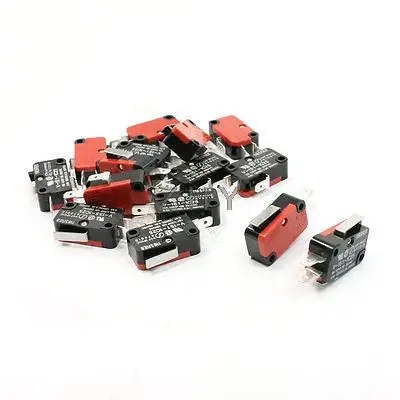 

SPDT 1NO 1NC Short Straight Hinge Lever Momentary Type Micro Switch 15 Pcs
