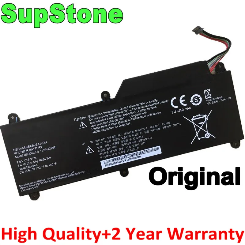 SupStone оригинальные 48.64Wh LBH122SE ноутбук Батарея для LG U460 U460-G U460-M.AFB5L U460-K.AH50K AH5DK