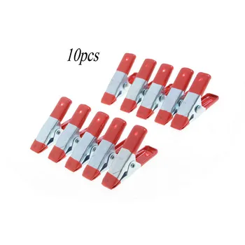 

10PCS Metal Spring Clamps 2" Clip Soft Plastic Craft Clips Tips Grip Photos