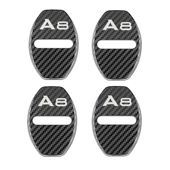 

Door Lock Decoration rust protection Stainless Steel Cover case for Audi A8 d2 d3 4e d4 accessories Car Styling