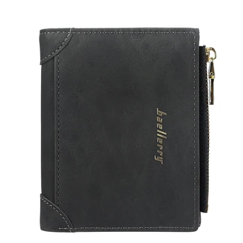 

New Men's casual leather wallet teenager simple multi-card holder fashion Korean coin purse bank card holder free shipping
