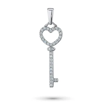 

Pendant made of white gold with diamonds e0901pd08182000