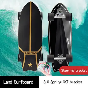 2021 New 78cm Professional CX4 Carver Surf Land Skateboard Highly Smooth  Maple Professional Land Surfboard Big Fish Board - AliExpress