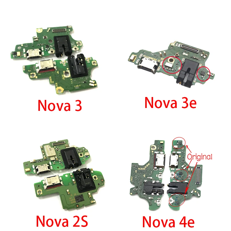 Новинка для huawei Nova 2S 3 3i 5i 3e 4e 5 Pro usb зарядный порт док-станция зарядное устройство разъем плата гибкий кабель