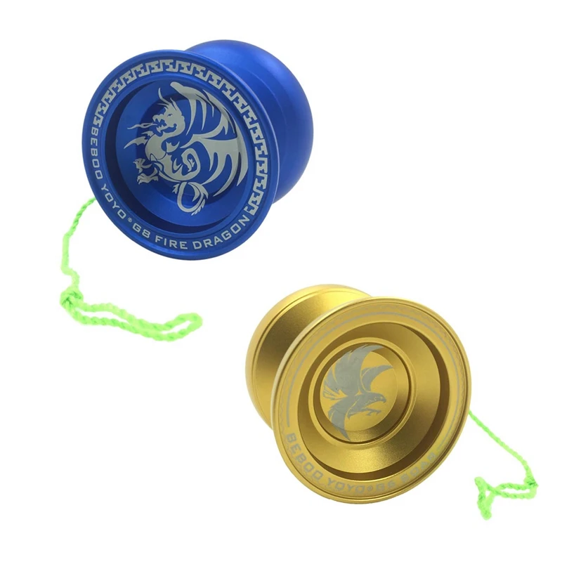 BEBOO YOYO 2 шт. металлический йо Профессиональный набор + перчатка G6 Классические