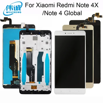 

AAA Quality For Xiaomi Redmi Note 4X LCD Display + Touch Screen For Redmi Note 4 Global Version LCD+Frame For Snapdragon 625