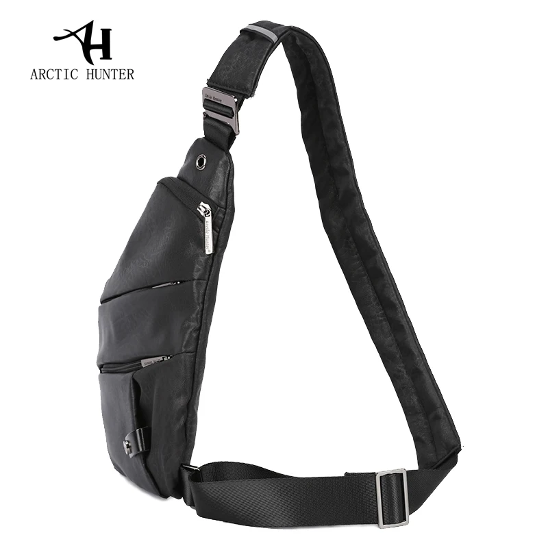 Мужская сумка мессенджер ARCTIC HUNTER брендовая через плечо со скрытой грудью в стиле