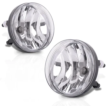 

For 2007-2013 Gmc Sierra Clear Front Bumper Fog Lights Driving Lamp With Bulbs Pair Gm2592161 / Gm2593161